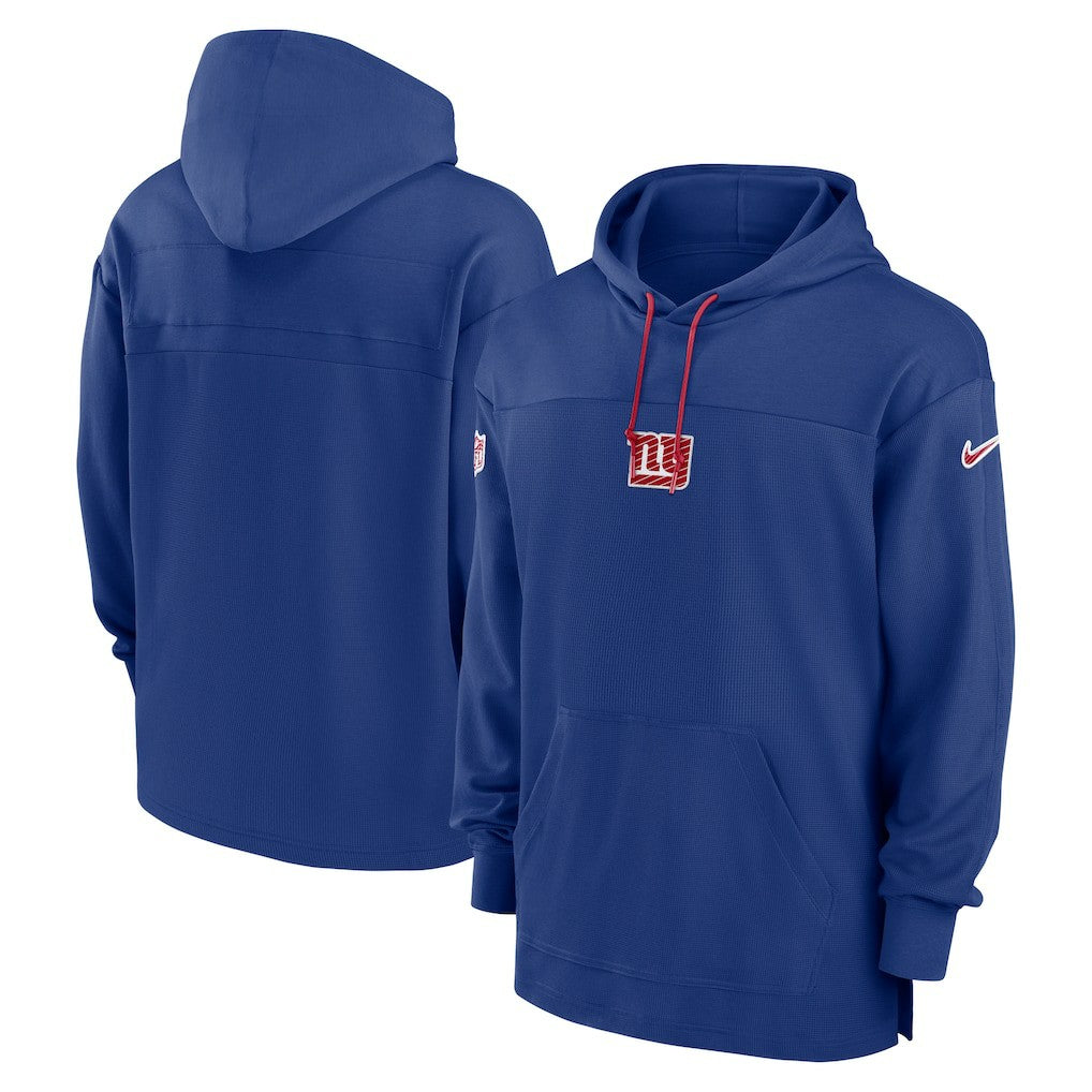 New York Giants Sideline Jersey Performance Pullover Hoodie Royal | Nike for Sale