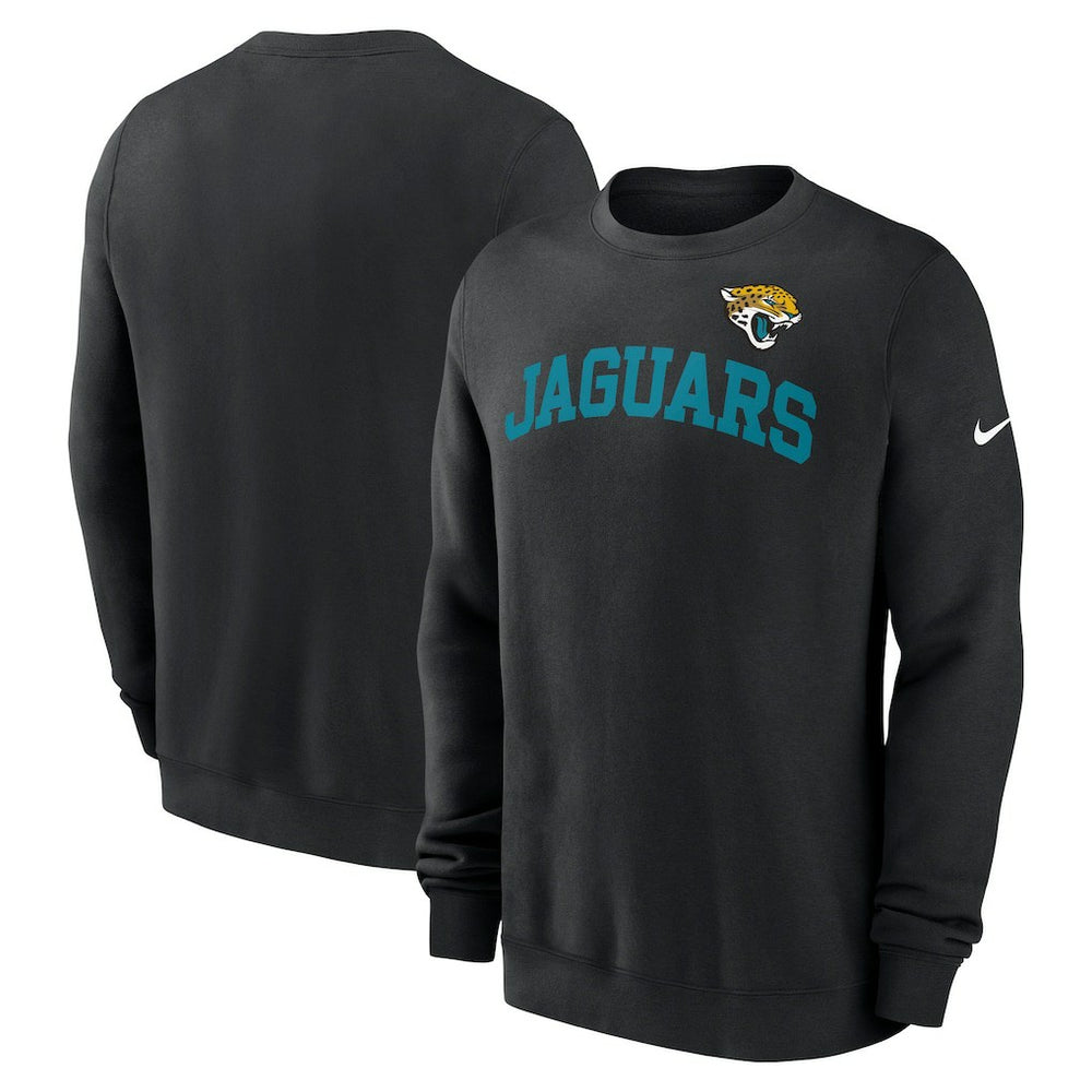 Jacksonville Jaguars Club Pullover Sweatshirt Black | Nike for Sale