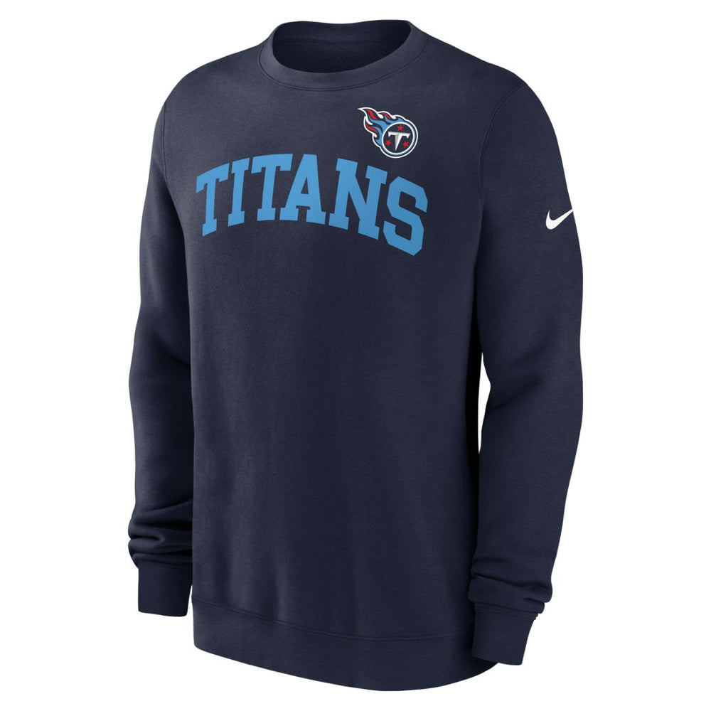 Tennessee Titans Club Pullover Sweatshirt Navy | Nike for Sale