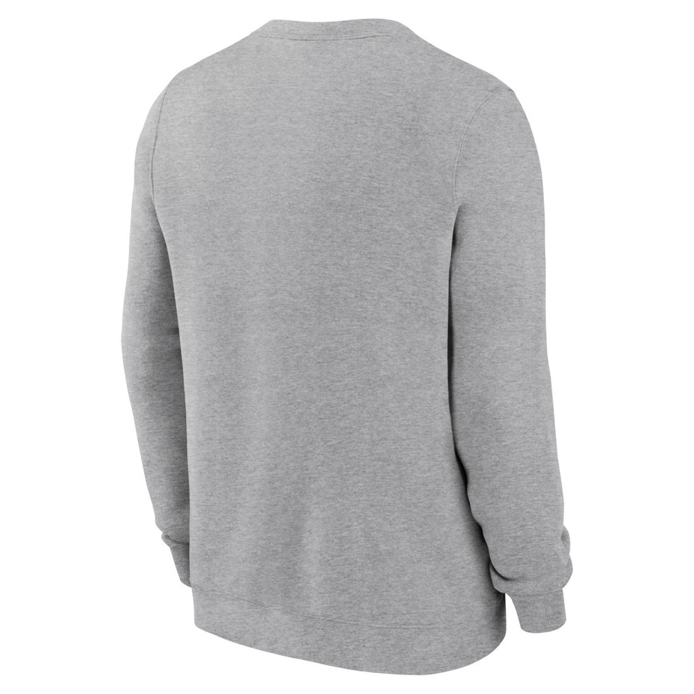 Denver Broncos Club Pullover Sweatshirt Heather Gray | Nike for Sale