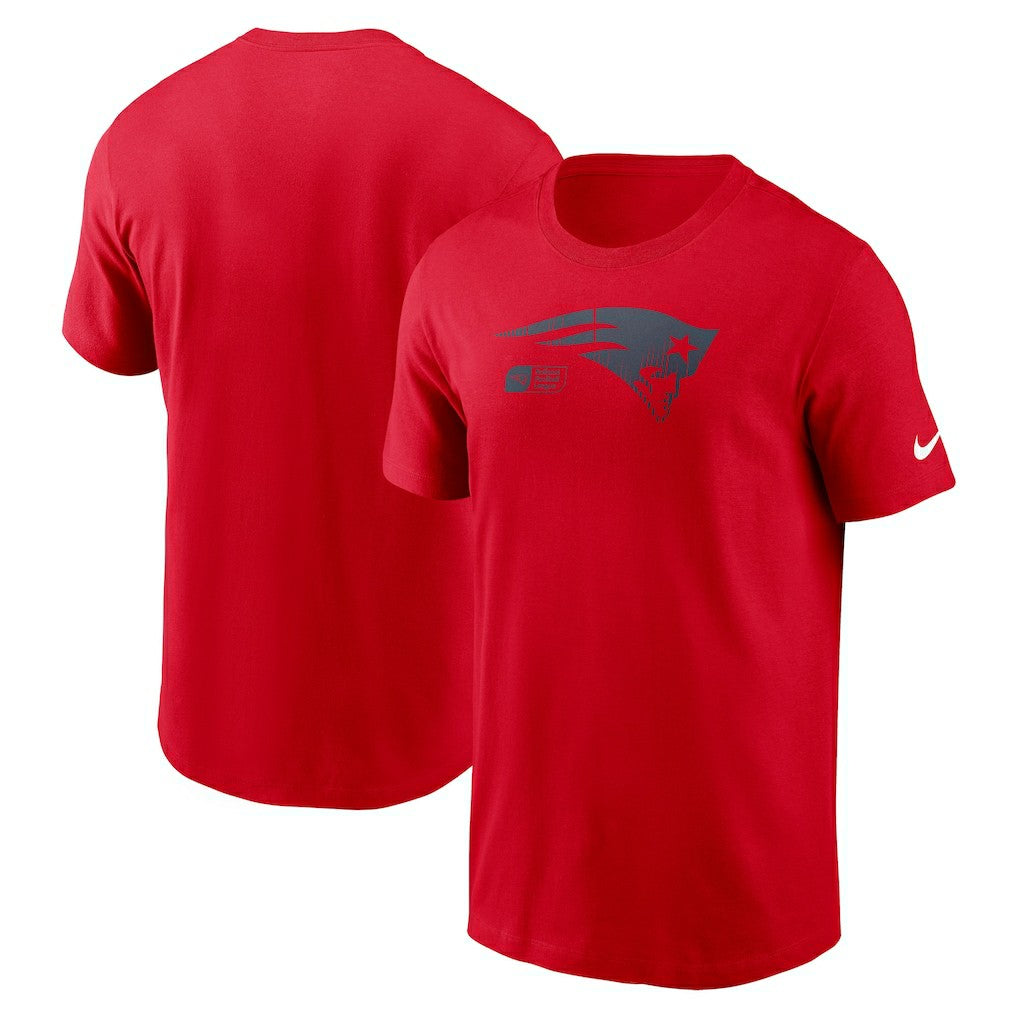 New England Patriots Faded Essential T-Shirt  Red | Nike for Sale