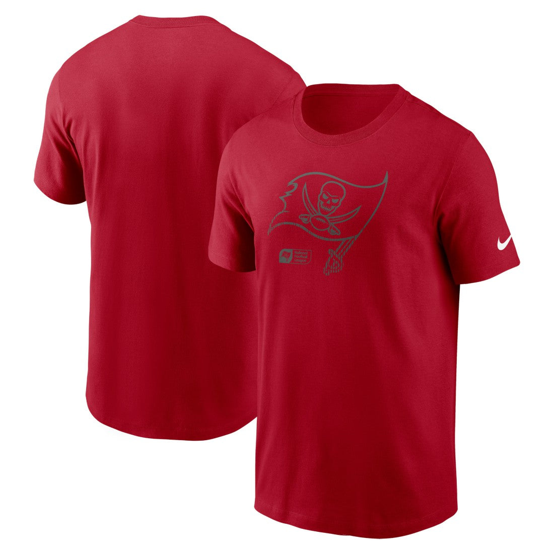 Tampa Bay Buccaneers Faded Essential T-Shirt  Red | Nike for Sale