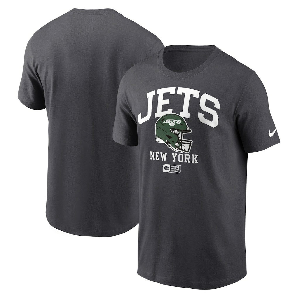 New York Jets Helmet Essential T-Shirt Anthracite | Nike for Sale