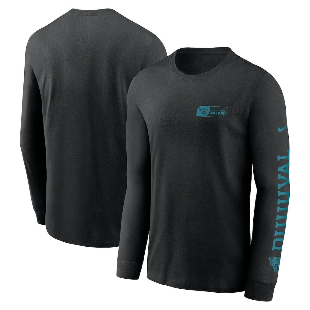 Jacksonville Jaguars All Out Long Sleeve T-Shirt Black | Nike for Sale
