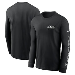 New York Jets All Out Long Sleeve T-Shirt Black | Nike for Sale