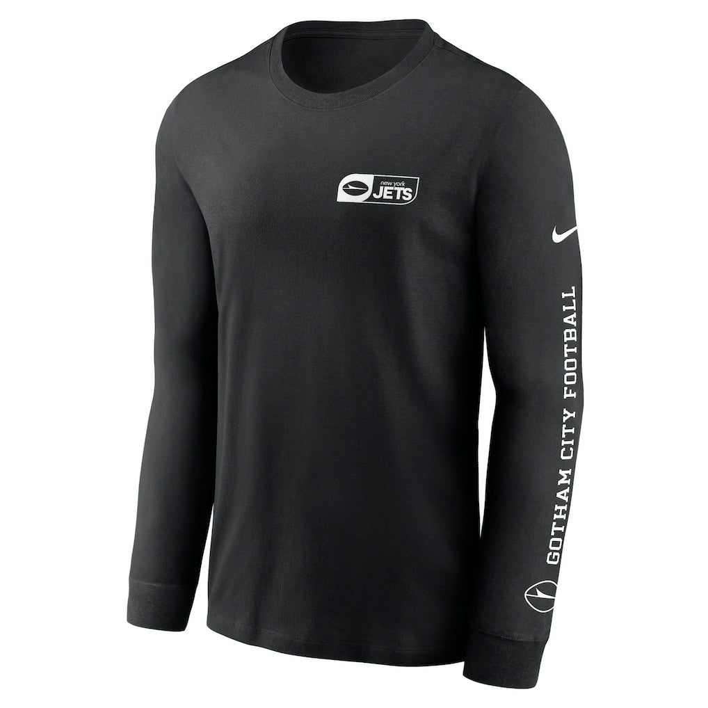 New York Jets All Out Long Sleeve T-Shirt Black | Nike for Sale