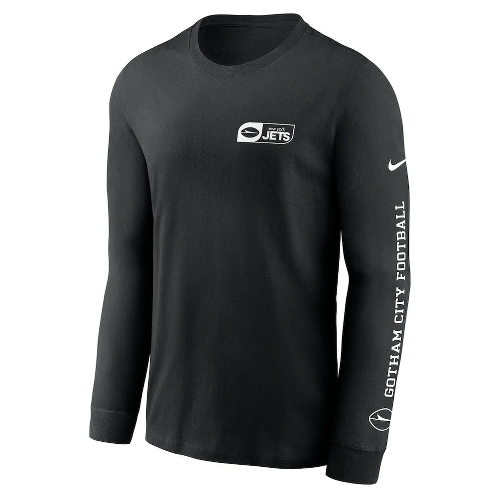 New York Jets All Out Long Sleeve T-Shirt Black | Nike for Sale
