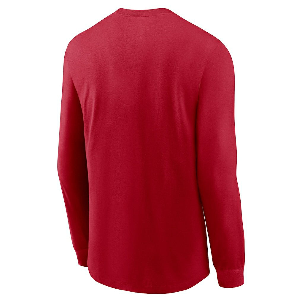 San Francisco 49ers All Out Long Sleeve T-Shirt Scarlet | Nike for Sale