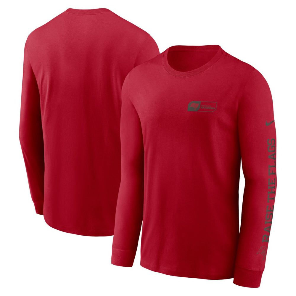 Tampa Bay Buccaneers All Out Long Sleeve T-Shirt Red | Nike for Sale
