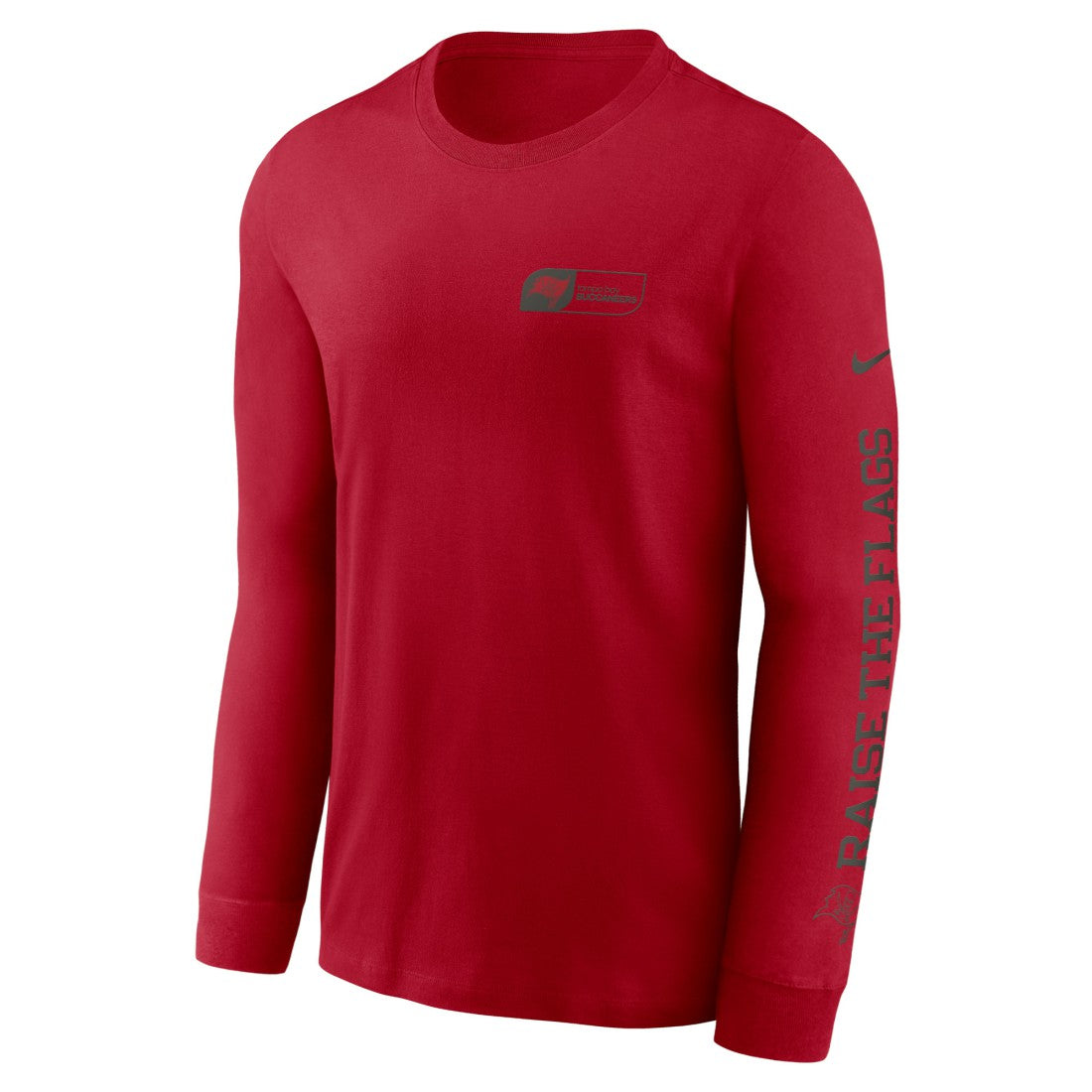 Tampa Bay Buccaneers All Out Long Sleeve T-Shirt Red | Nike for Sale