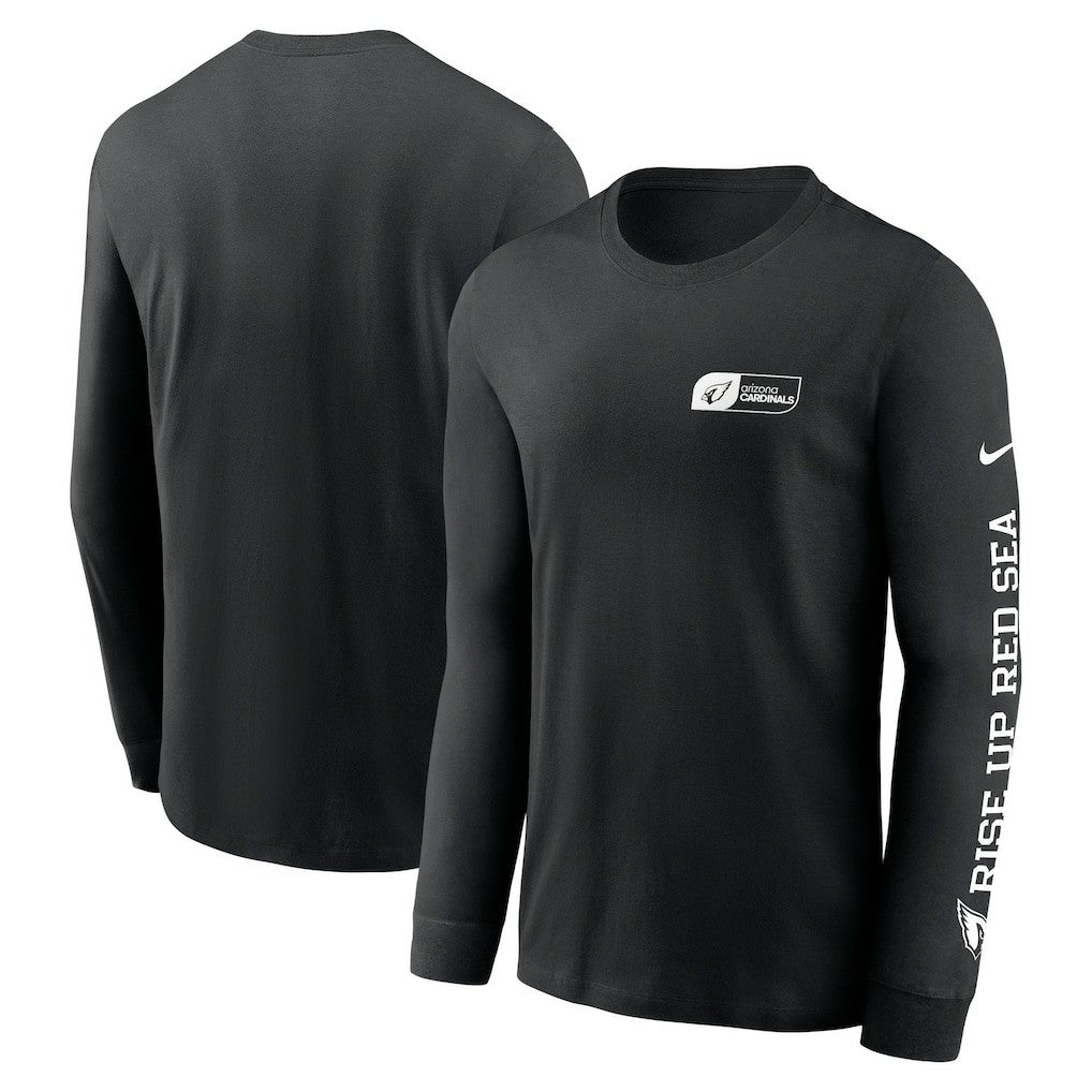 Arizona Cardinals All Out Long Sleeve T-Shirt Black | Nike for Sale