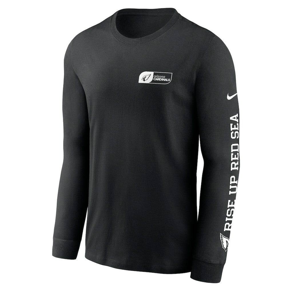 Arizona Cardinals All Out Long Sleeve T-Shirt Black | Nike for Sale