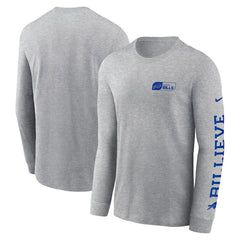 Buffalo Bills All Out Long Sleeve T-Shirt Heather Gray | Nike for Sale