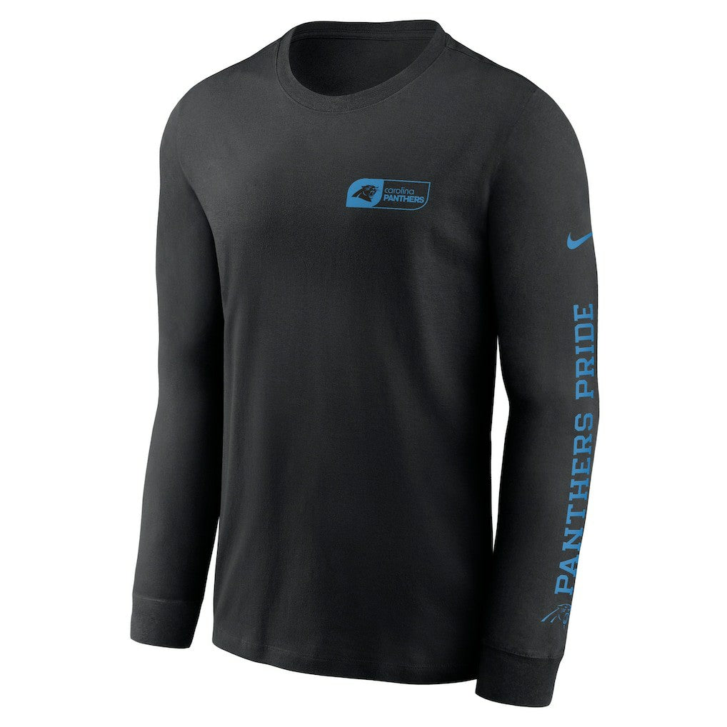 Carolina Panthers All Out Long Sleeve T-Shirt Black | Nike for Sale