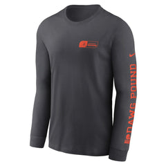 Cleveland Browns All Out Long Sleeve T-Shirt Anthracite | Nike for Sale