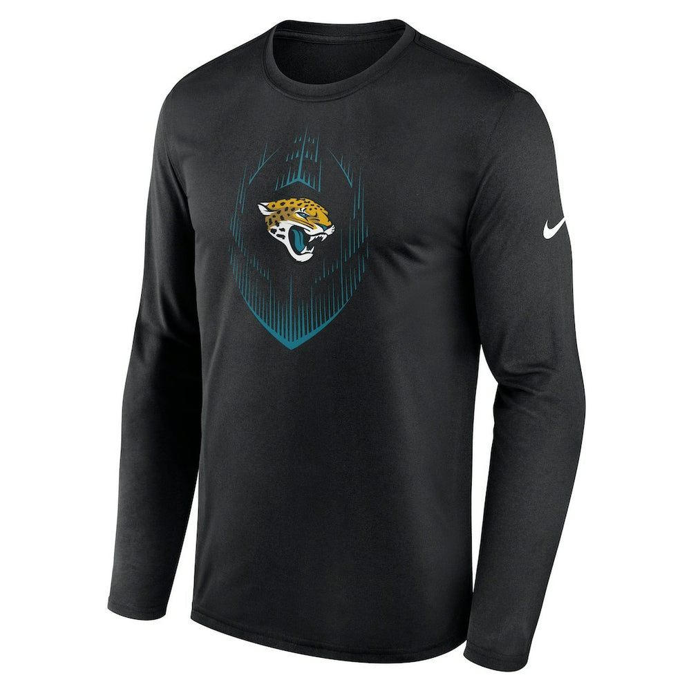 Jacksonville Jaguars Icon Legend Performance Long Sleeve T-Shirt Black | Nike for Sale