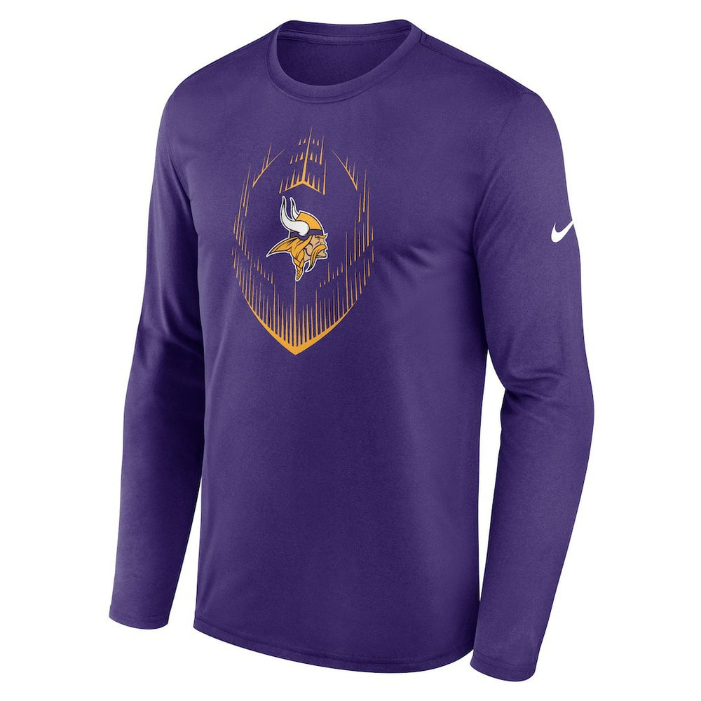Minnesota Vikings Icon Legend Performance Long Sleeve T-Shirt Purple | Nike for Sale