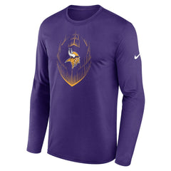 Minnesota Vikings Icon Legend Performance Long Sleeve T-Shirt Purple | Nike for Sale
