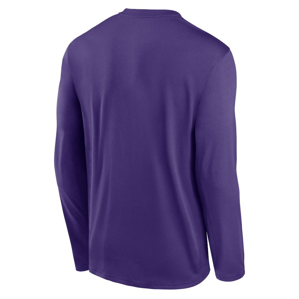 Minnesota Vikings Icon Legend Performance Long Sleeve T-Shirt Purple | Nike for Sale