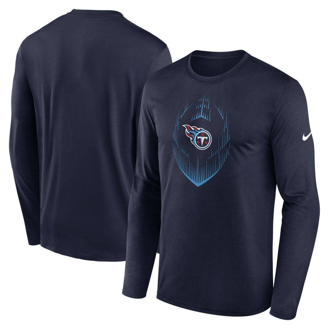 Tennessee Titans Icon Legend Performance Long Sleeve T-Shirt Navy | Nike for Sale