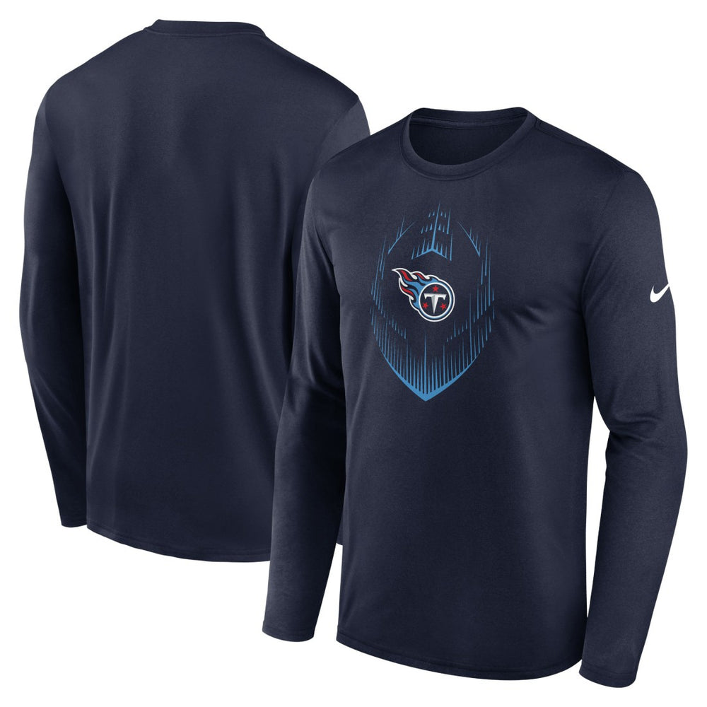 Tennessee Titans Icon Legend Performance Long Sleeve T-Shirt Navy | Nike for Sale