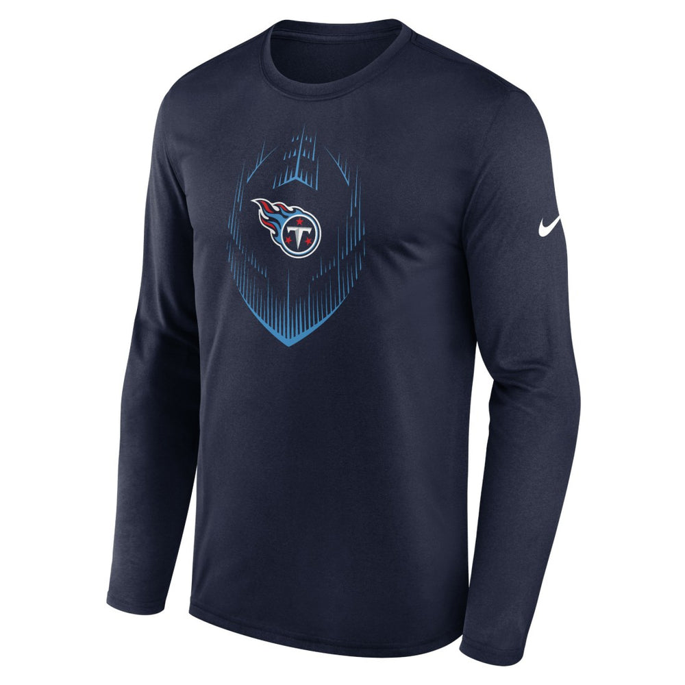 Tennessee Titans Icon Legend Performance Long Sleeve T-Shirt Navy | Nike for Sale
