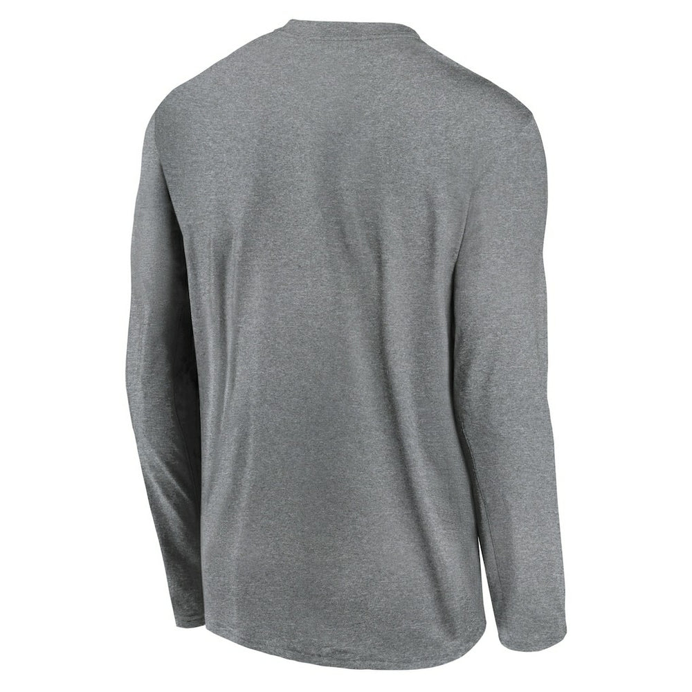 Cleveland Browns Icon Legend Performance Long Sleeve T-Shirt Heather Gray | Nike for Sale