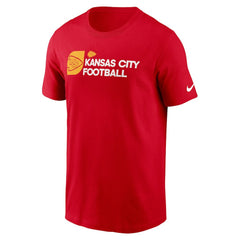 Kansas City Chiefs Outline T-Shirt Red | Nike for Sale