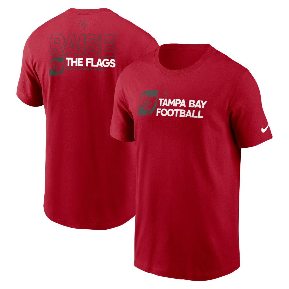 Tampa Bay Buccaneers Outline T-Shirt Red | Nike for Sale