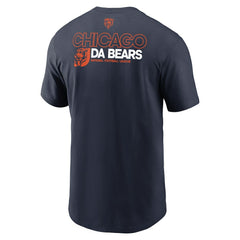Chicago Bears Outline T-Shirt Navy | Nike for Sale