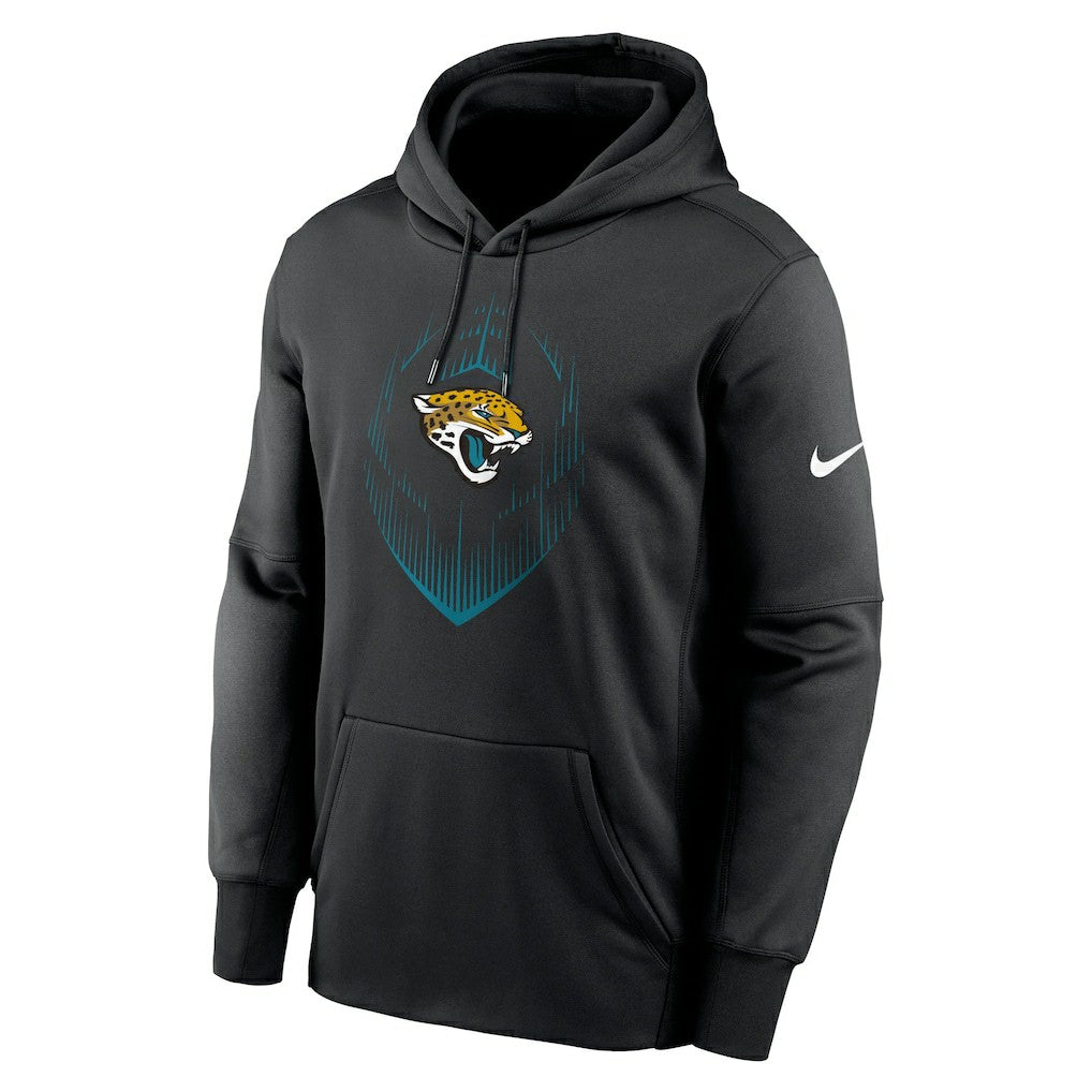 Jacksonville Jaguars Icon Performance Pullover Hoodie Black | Nike for Sale