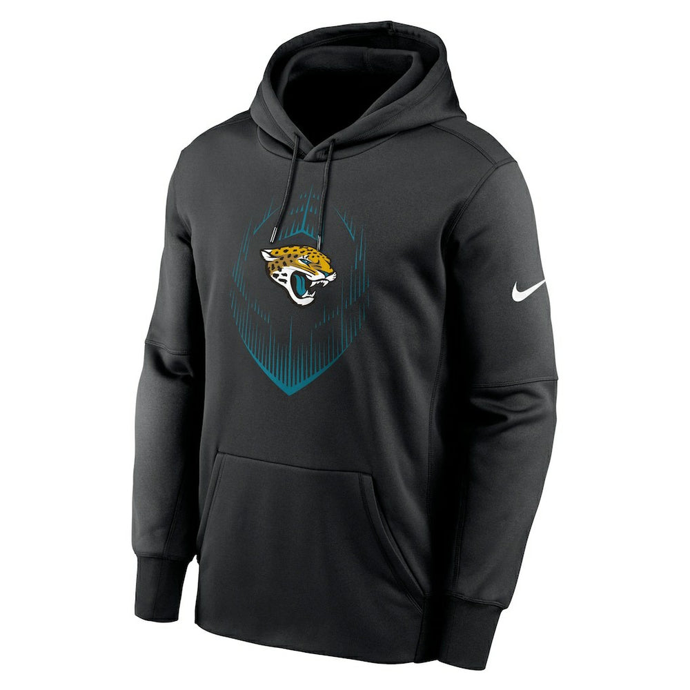 Jacksonville Jaguars Icon Performance Pullover Hoodie Black | Nike for Sale