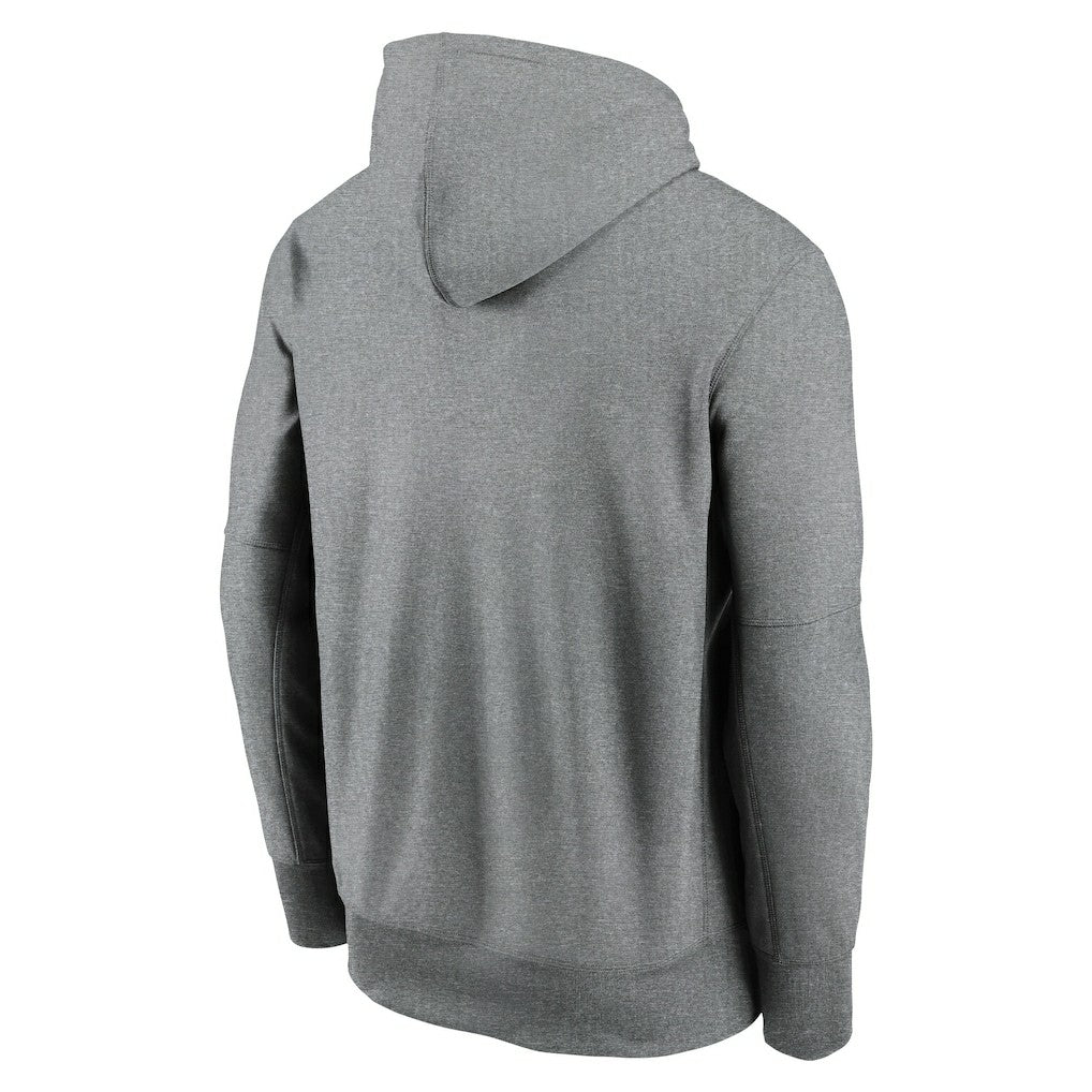Los Angeles Chargers Icon Performance Pullover Hoodie Heather Gray | Nike for Sale
