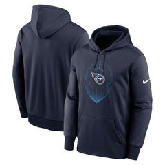 Tennessee Titans Icon Performance Pullover Hoodie Navy | Nike for Sale