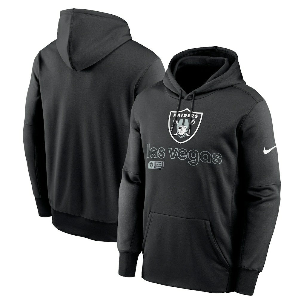 Las Vegas Raiders Performance Pullover Hoodie Black | Nike for Sale