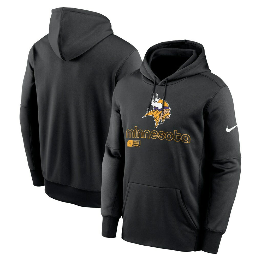 Minnesota Vikings Performance Pullover Hoodie Black | Nike for Sale