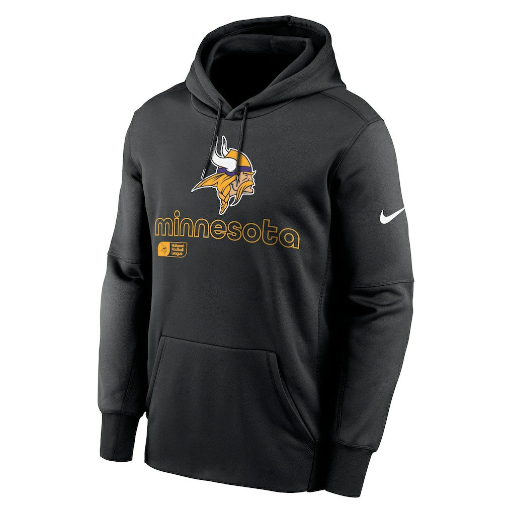 Minnesota Vikings Performance Pullover Hoodie Black | Nike for Sale