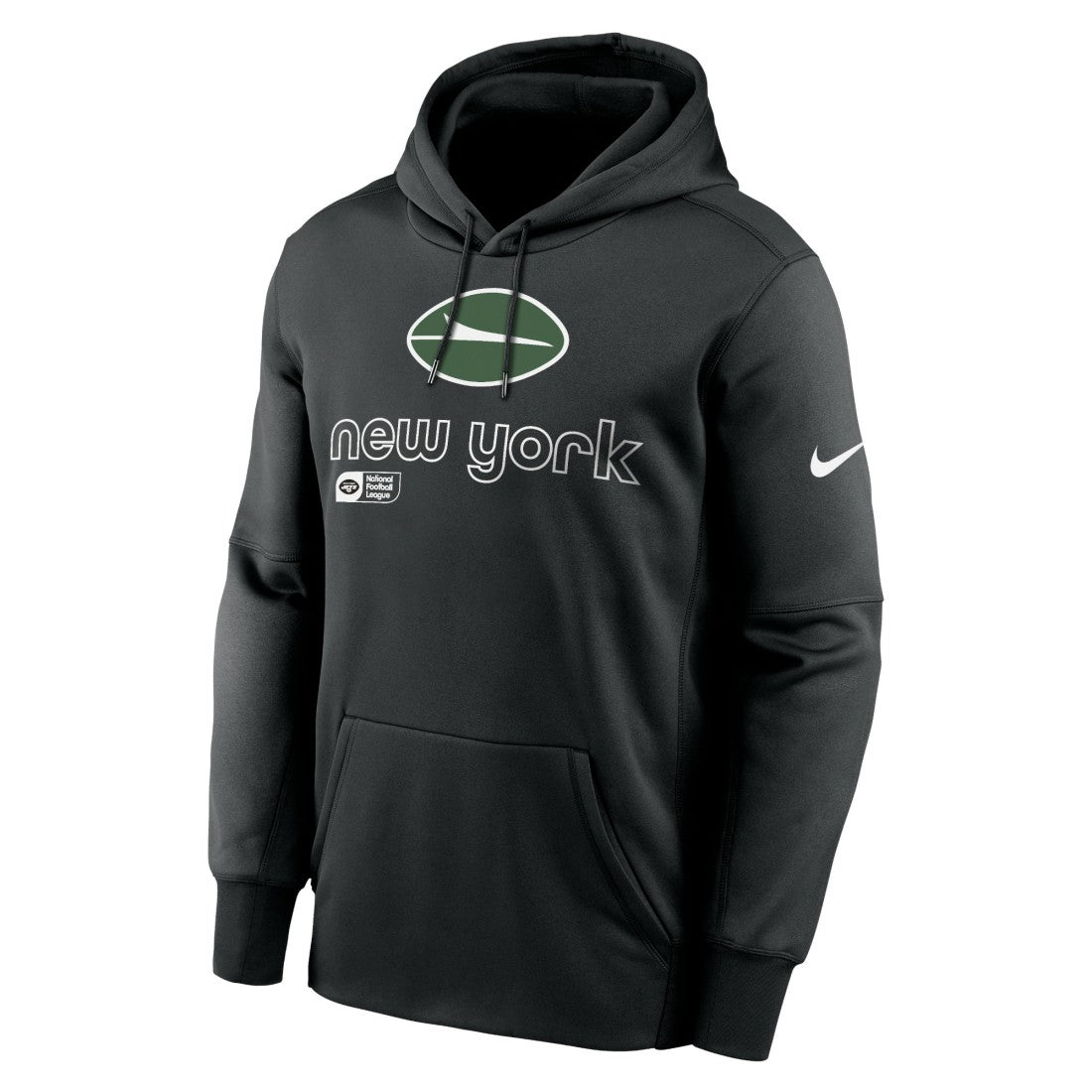 New York Jets Performance Pullover Hoodie Black | Nike for Sale