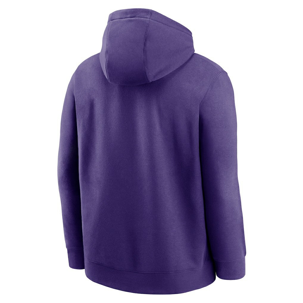 Minnesota Vikings Rewind Club Logo Pullover Hoodie Purple | Nike for Sale