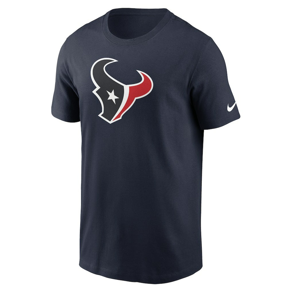 Houston Texans Rewind Logo Essential T-Shirt Navy | Nike for Sale
