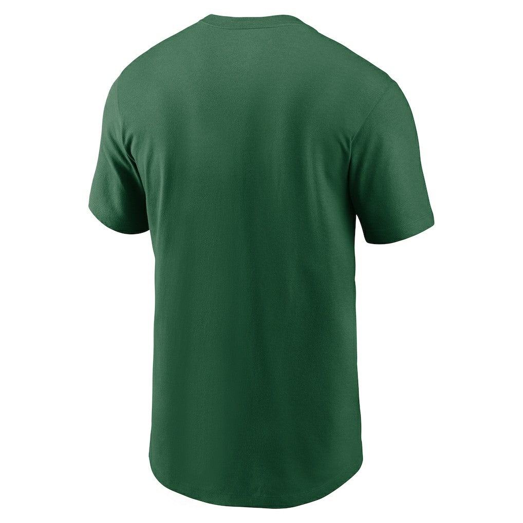New York Jets Rewind Logo Essential T-Shirt Kelly Green | Nike for Sale