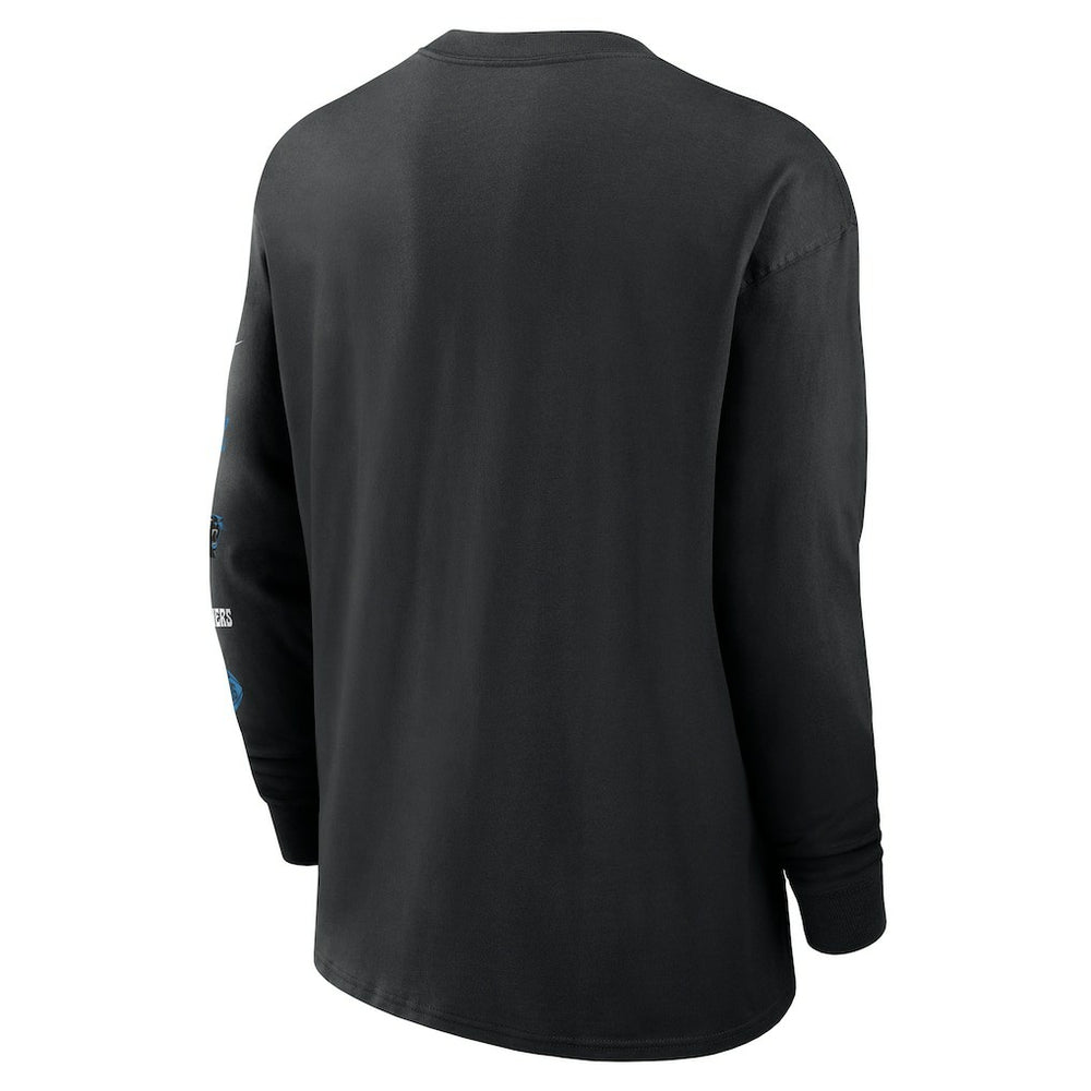 Carolina Panthers Rewind Heavy Max90 Pocket Long Sleeve T-Shirt Black | Nike for Sale