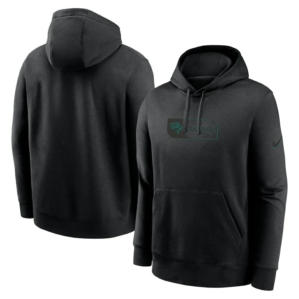 Jacksonville Jaguars Edge Pack French Terry Club Pullover Hoodie Black | Nike for Sale