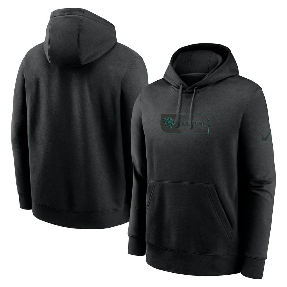 Jacksonville Jaguars Edge Pack French Terry Club Pullover Hoodie Black | Nike for Sale