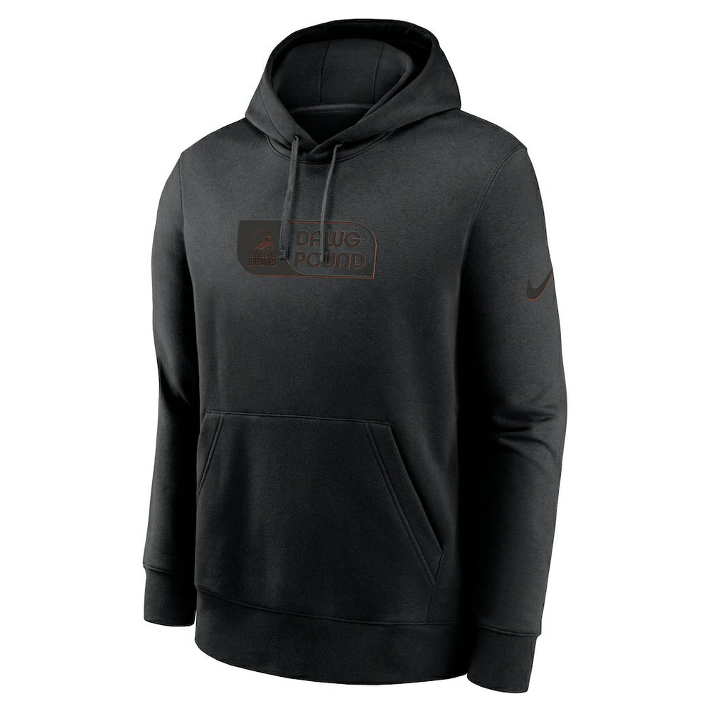 Cleveland Browns Edge Pack French Terry Club Pullover Hoodie Black | Nike for Sale