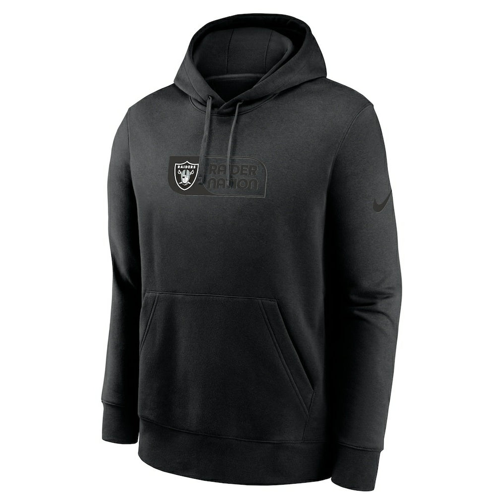 Las Vegas Raiders Edge Pack French Terry Club Pullover Hoodie Black | Nike for Sale
