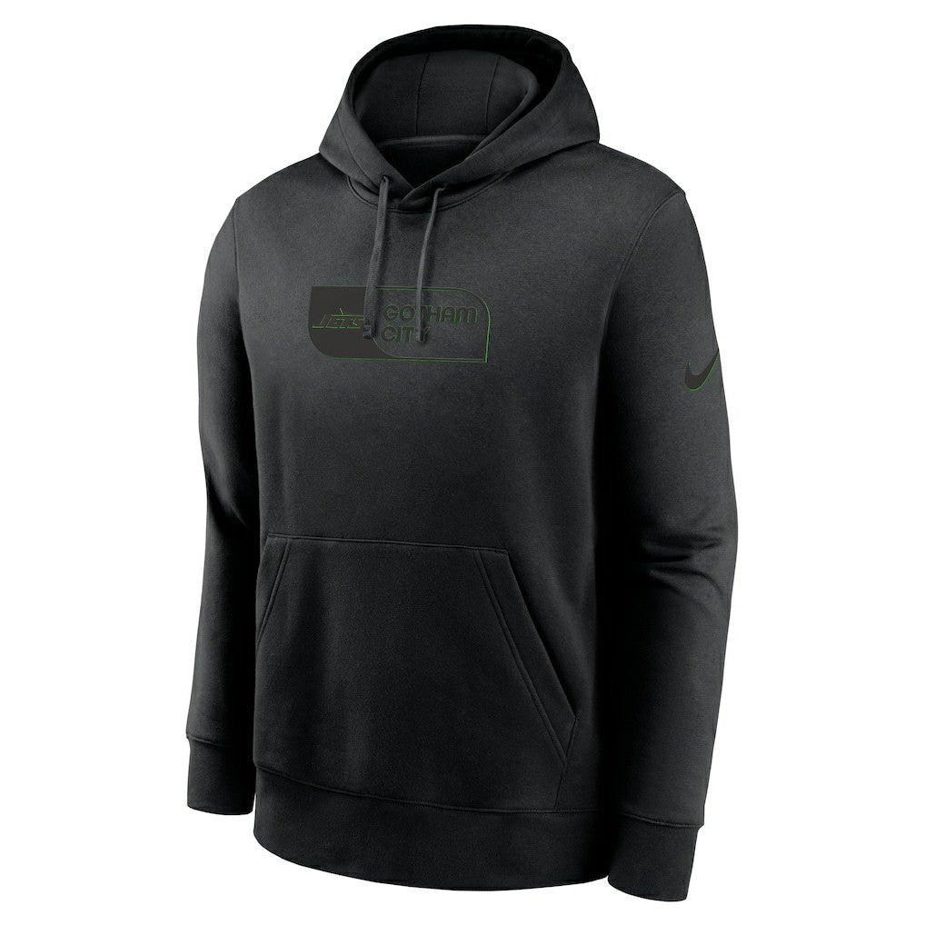 New York Jets Edge Pack French Terry Club Pullover Hoodie Black | Nike for Sale