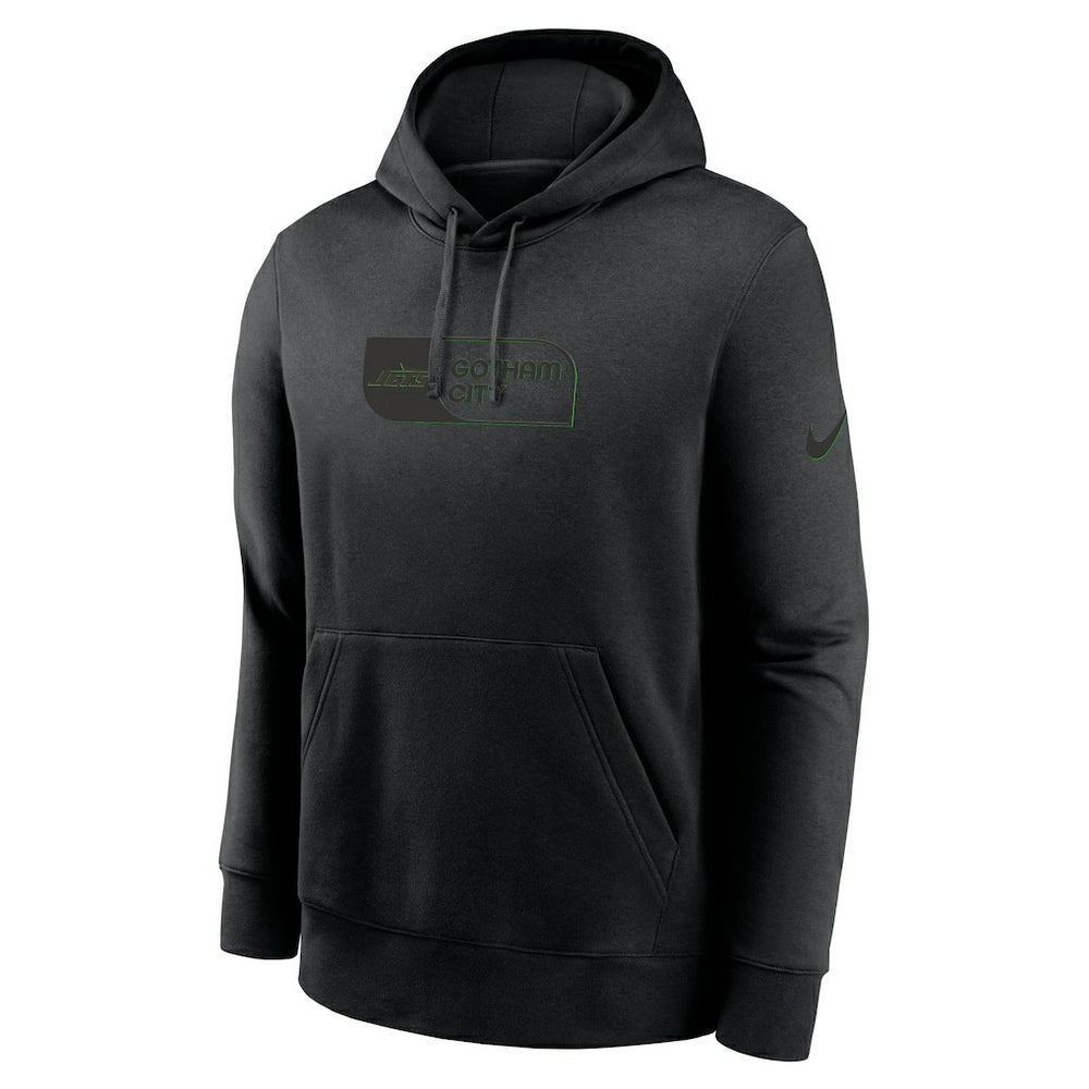 New York Jets Edge Pack French Terry Club Pullover Hoodie Black | Nike for Sale