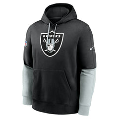 Las Vegas Raiders 2024 Sideline Club Pullover Hoodie Black | Nike for Sale