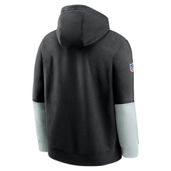 Las Vegas Raiders 2024 Sideline Club Pullover Hoodie Black | Nike for Sale